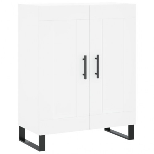 Højskab 69,5x34x180 cm i konstrueret træ - hvid