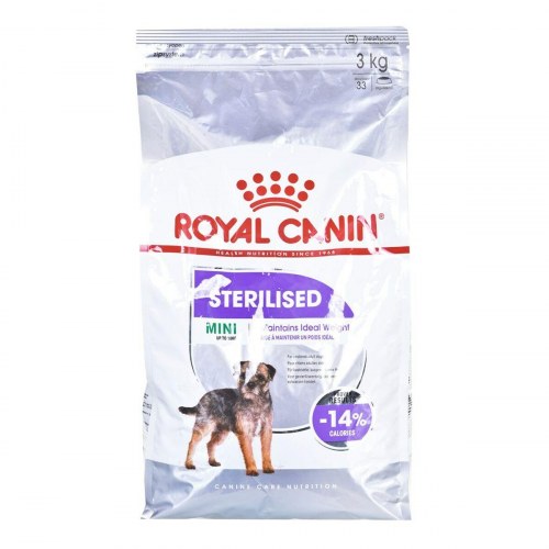 Royal Canin Mini Sterilised - voksen hundefoder, kylling, 3 kg