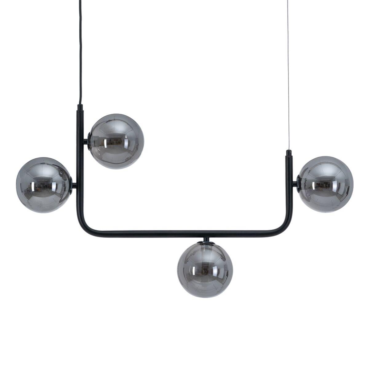 Loftslampe 85 X 15 X 32 Cm Krystal Sort Metal
