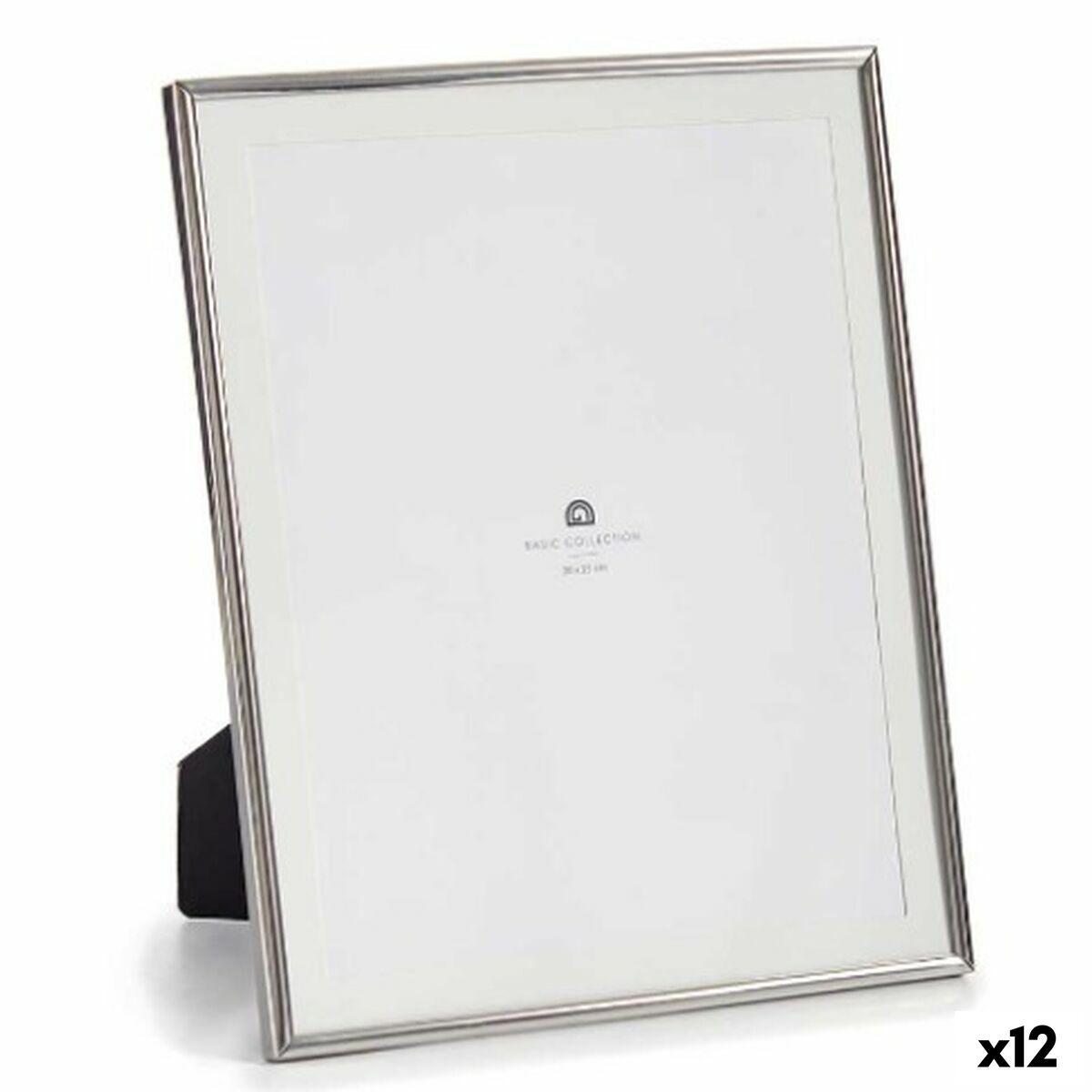 Fotoramme 20x25 cm - sølvfarvet krystal/stål (12 stk)