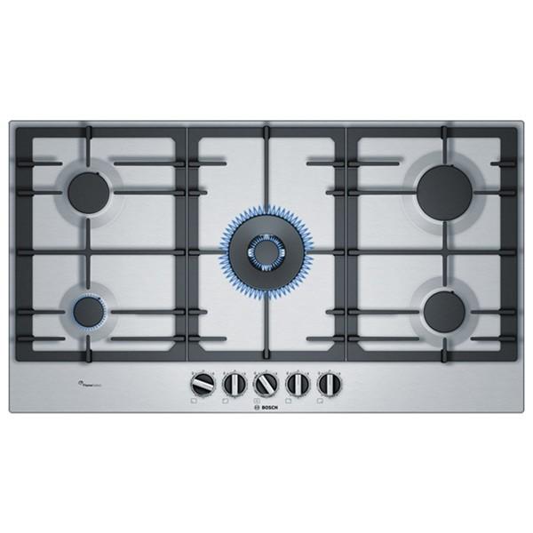 Gasplade BOSCH PCR9A5B90 (90 cm) Rustfrit stål (5 Komfurer)
