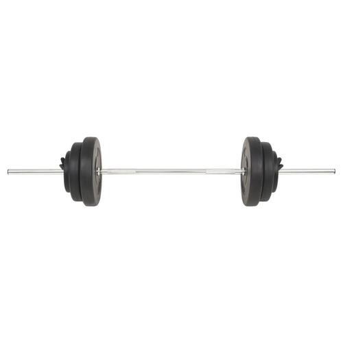 Vægtstang med skiver 60 kg