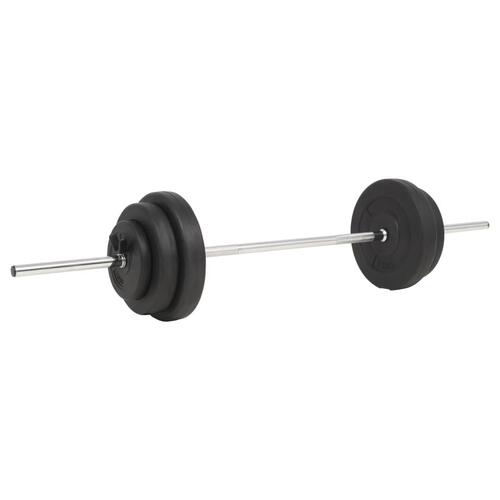 Vægtstang med skiver 60 kg