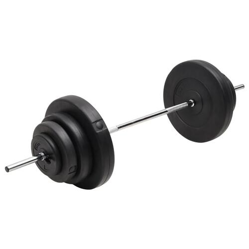 Vægtstang med skiver 60 kg