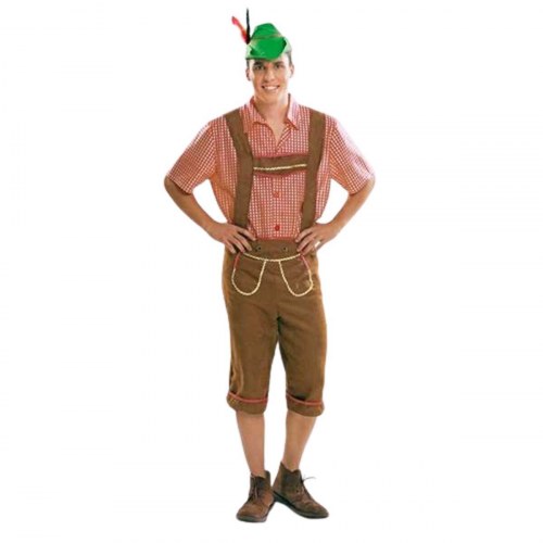 Tyrol kostume til voksne - M/L