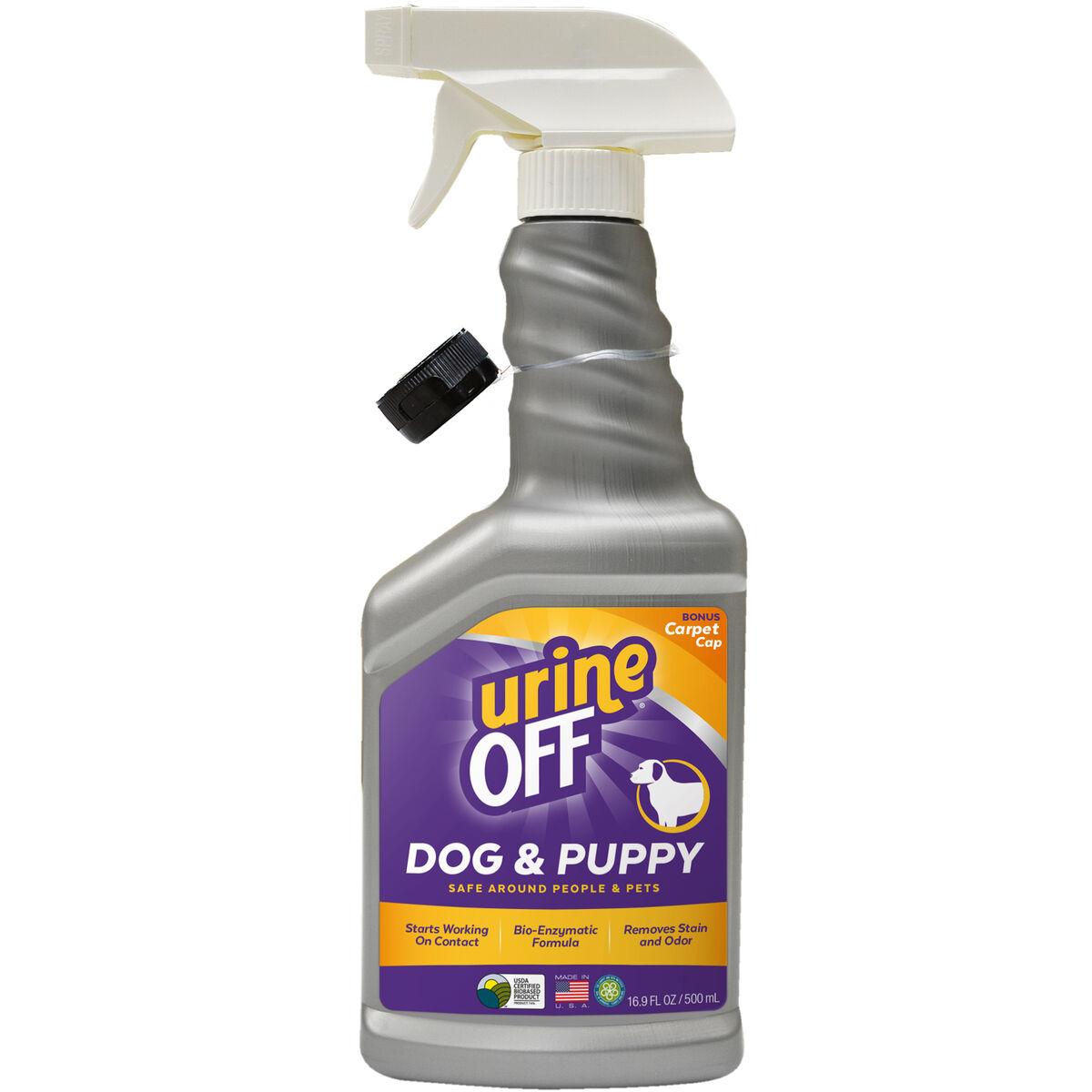 Urine Off Dog & Puppy Formula with Hard Surface Sprayer & Carpet Applicator Cap 500ml