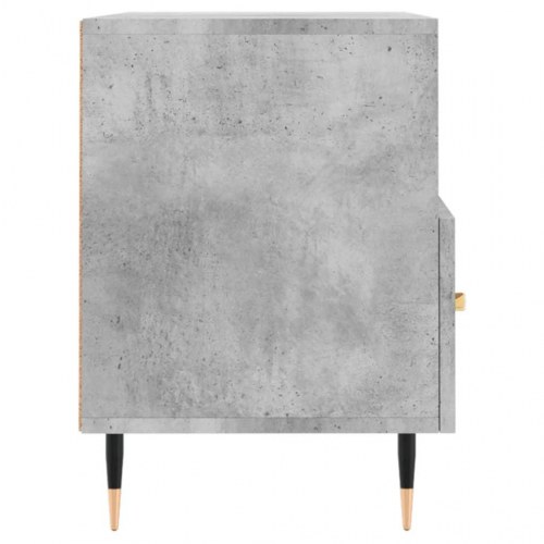 Tv-bord 80x36x50 cm konstrueret træ betongrå