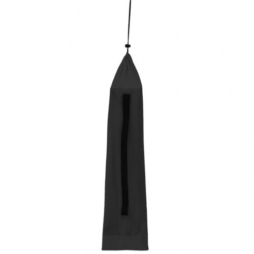 Campingseng 180 × 60 × 19 cm - oxfordstof og stål, sort