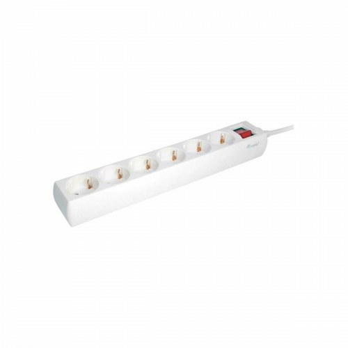 Equip 245552 strømskinne med 6 udtag, tænd/sluk, 1,5 m - hvid