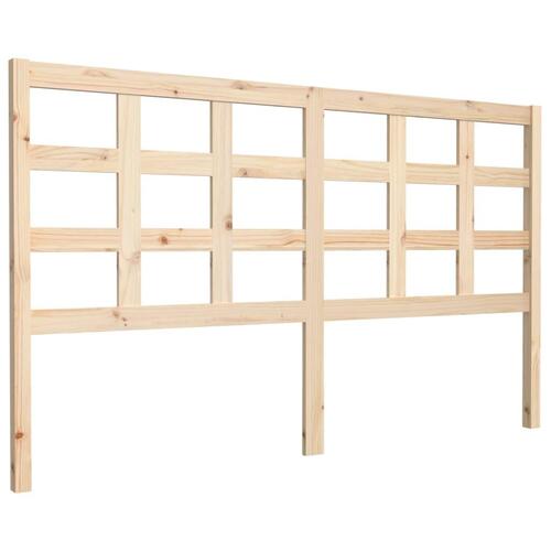 Sengegærde 165,5x4x100 cm massivt fyrretræ