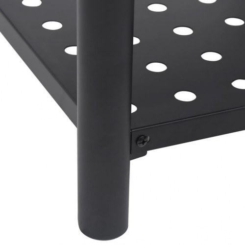 Bålfad med ildrager 54x54x55 cm stål