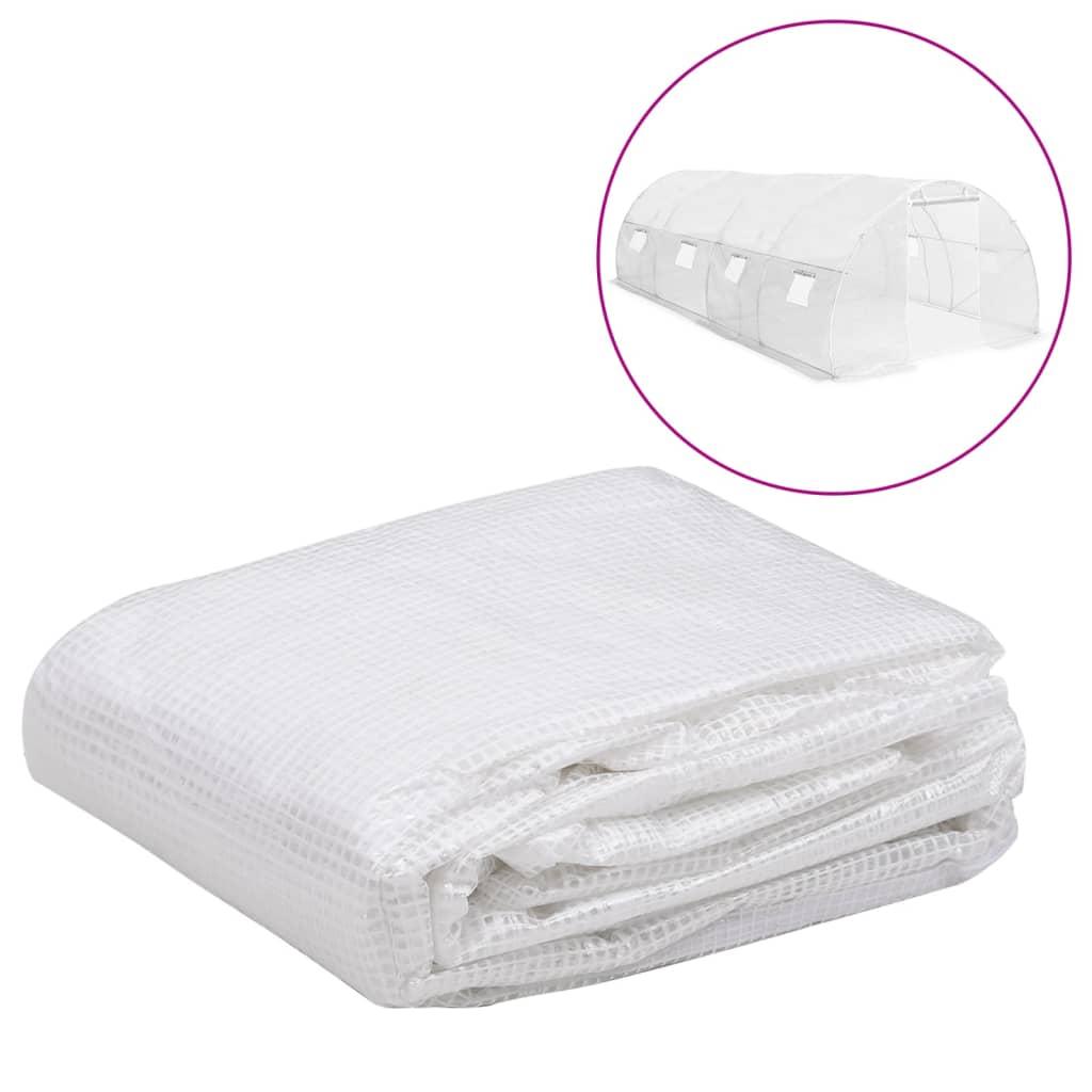 Overtræk til drivhus (18 m²) 3x6x2 m transparent