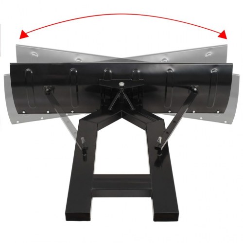 Snerydder til gaffeltruck 150 x 38 cm sort