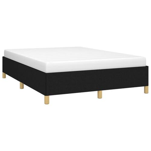 Sengeramme uden madras 140x200 cm stof sort