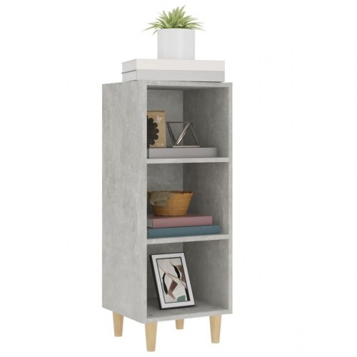Skænk med 3 rum 34,5 x 32,5 x 90 cm - betongrå