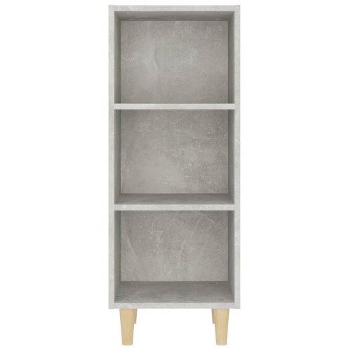 Skænk med 3 rum 34,5 x 32,5 x 90 cm - betongrå