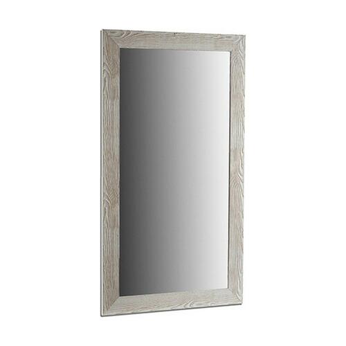 Vægspejl Træ Hvid Glas (75 x 136 x 1,5 cm) (2 enheder)