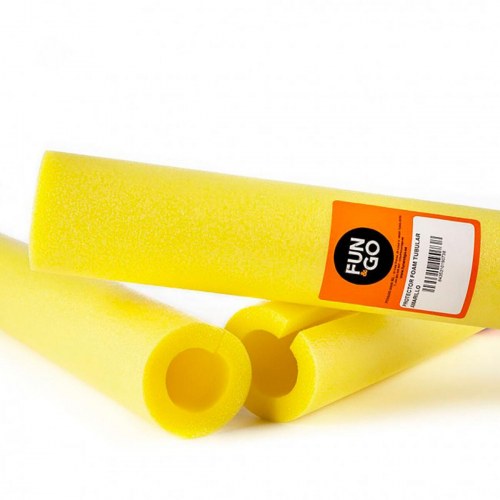 Fun&Go protektor - gul rørformet foam, 20 mm, Ø 50 mm x 2 m
