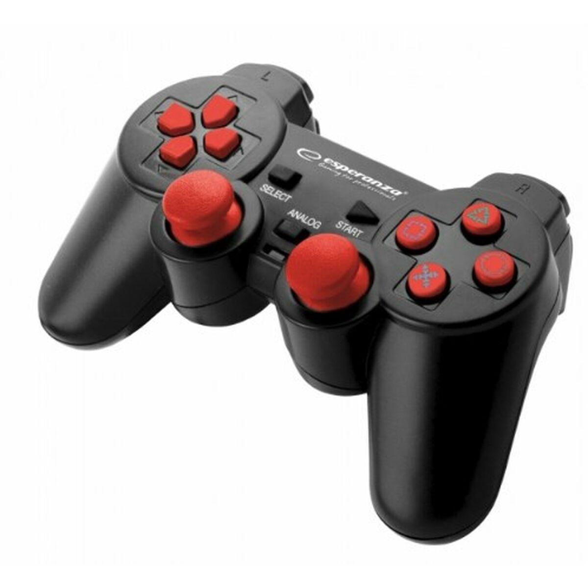 Controller Esperanza Egg106r Usb Rød Playstation Playstation