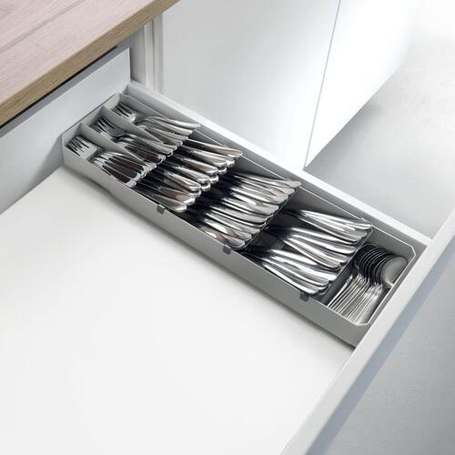 Metaltex justerbar bestikbakke Unifit