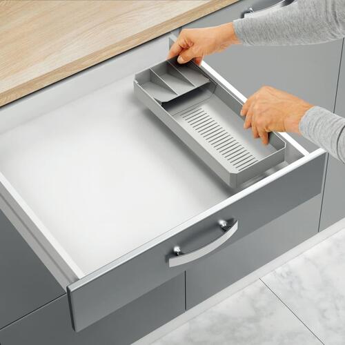 Metaltex justerbar bestikbakke Unifit