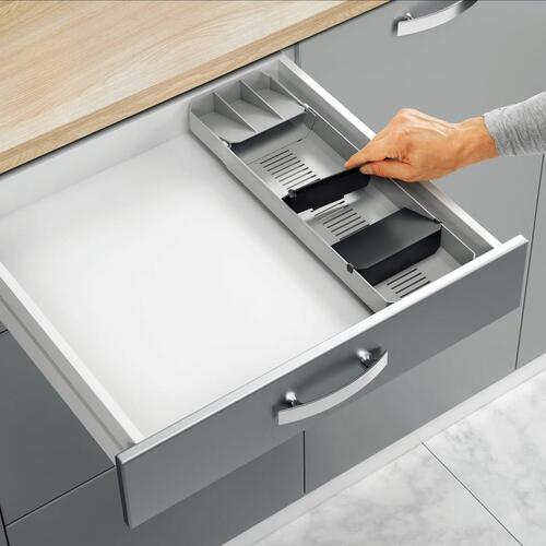 Metaltex justerbar bestikbakke Unifit
