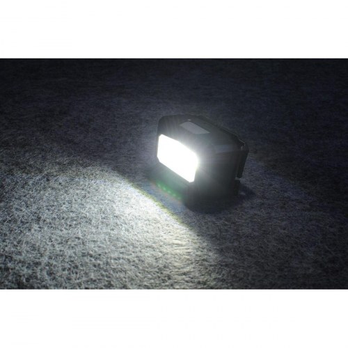 Libox LB0107 genopladelig LED lommelygte (rød/hvid/sort)