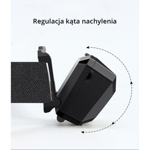 Libox LB0107 genopladelig LED lommelygte (rød/hvid/sort)