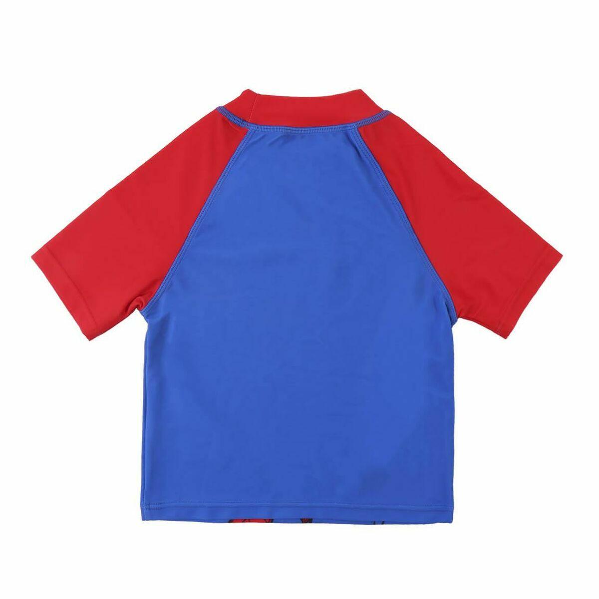 Bade T-shirt Spider-Man Mørkeblå - 3 år
