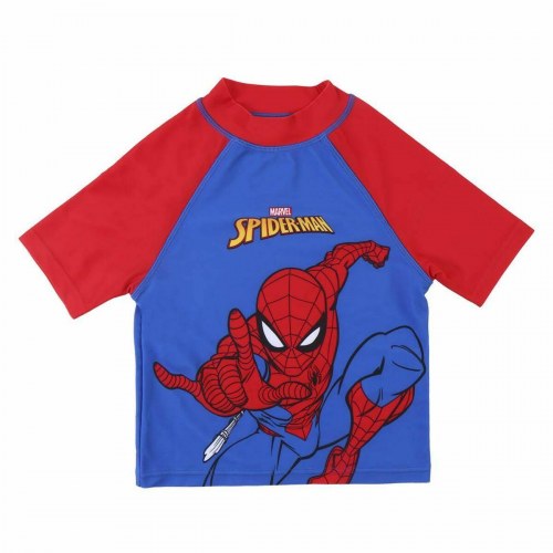 Bade T-shirt Spider-Man Mørkeblå - 3 år
