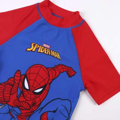 Bade T-shirt Spider-Man Mørkeblå - 3 år