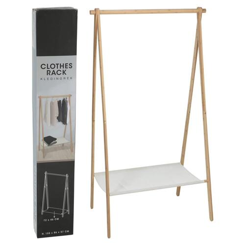 Storage solutions tøjstativ med 1 stang fyrretræ
