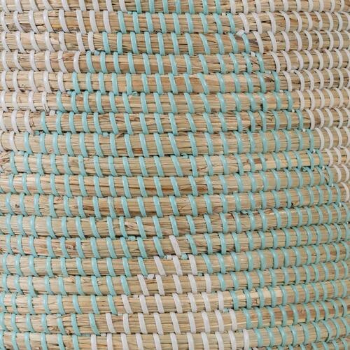 Set med kurve 38 x 38 x 50 cm Natur Grå Naturlig fiber (2 Dele)