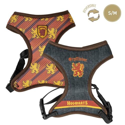 Hundesele Harry Potter Vendbar Rød S