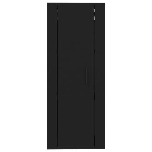 Væghængt tv-skab 40x34,5x100 cm sort