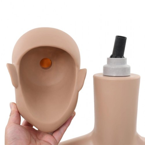 Børnemannequin med glasbase 140 cm - beige