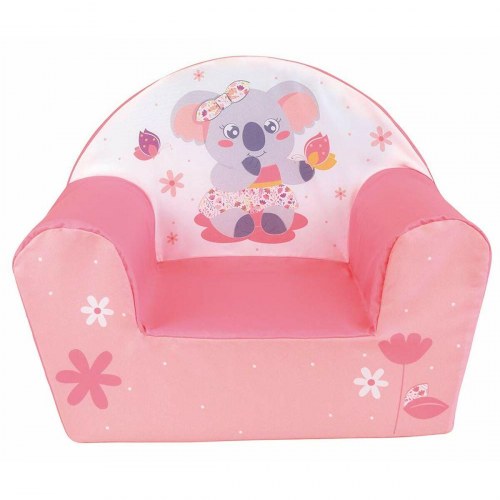 Lænestol til børn Fun House CALLY MIMI KOALA - pink skum 42 × 52 × 33 cm