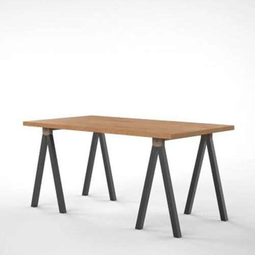 Nordlinger bordbuk Aspen 70x30x73 cm træ og metal sort