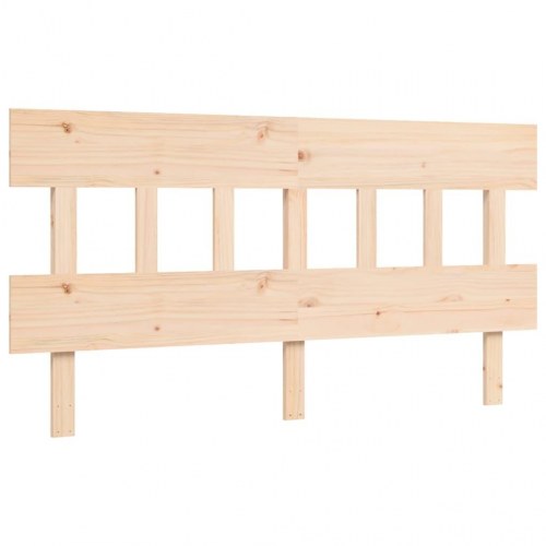 Sengeramme uden madras 160 x 200 cm i massivt fyrretræ