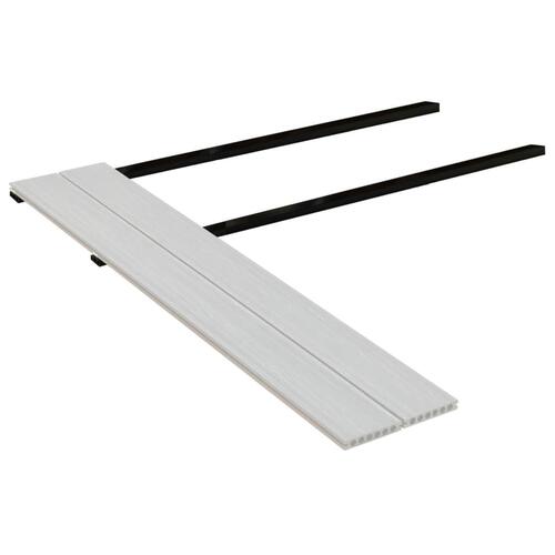 Gulvstrøer til terrasse 6 stk. 170x8,5x4,5 cm WPC sprt