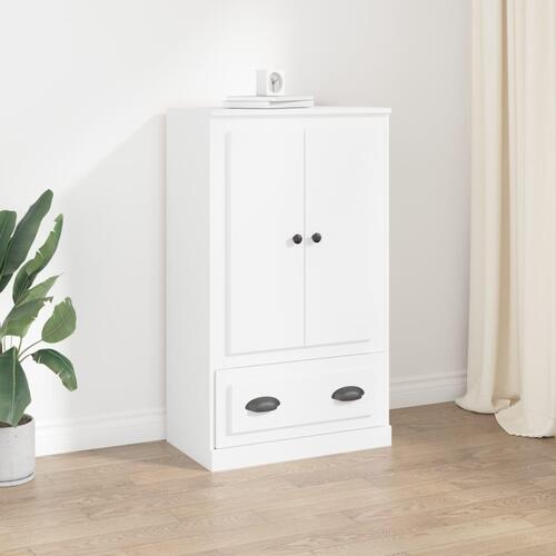 Skænk 60x35,5x103,5 cm konstrueret træ hvid
