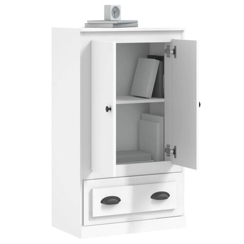 Skænk 60x35,5x103,5 cm konstrueret træ hvid