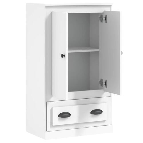 Skænk 60x35,5x103,5 cm konstrueret træ hvid