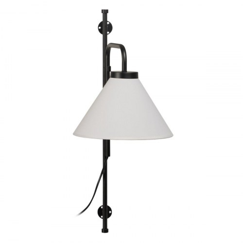 Væglampe 25 x 37 x 60 cm Syntetisk stof Sort Metal Moderne