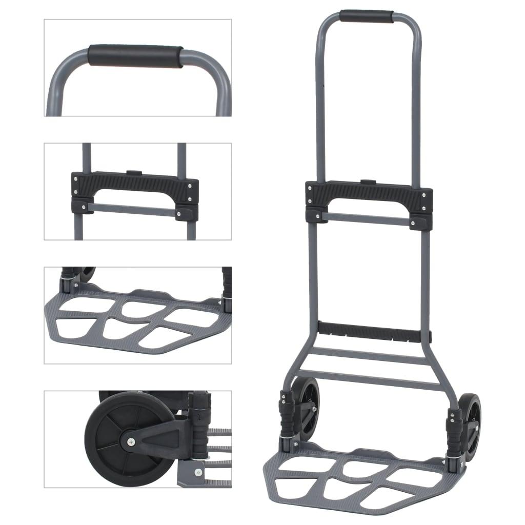 Foldbar sækkevogn aluminium 130 kg