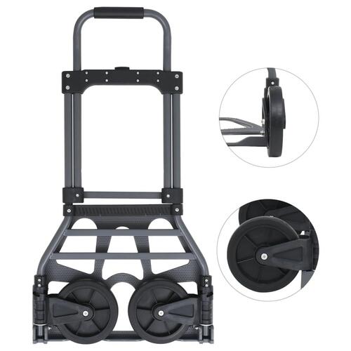 Foldbar sækkevogn aluminium 130 kg