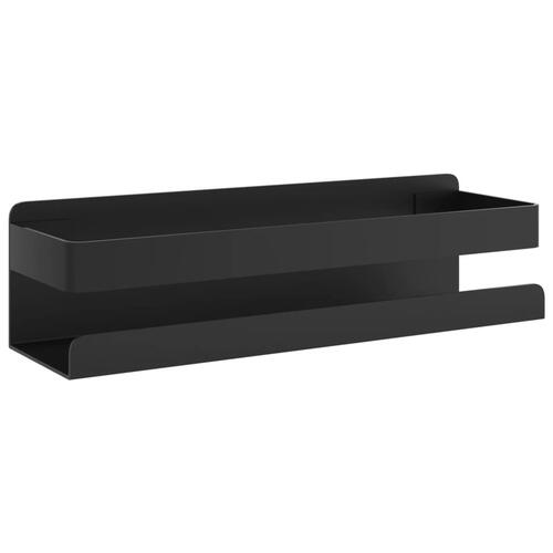 Brusehylde 23x6,5x6 cm børstet 304 rustfrit stål matsort