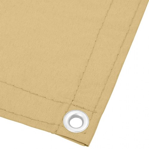 Altanafskærmning 120×700 cm i polyester - sandfarvet