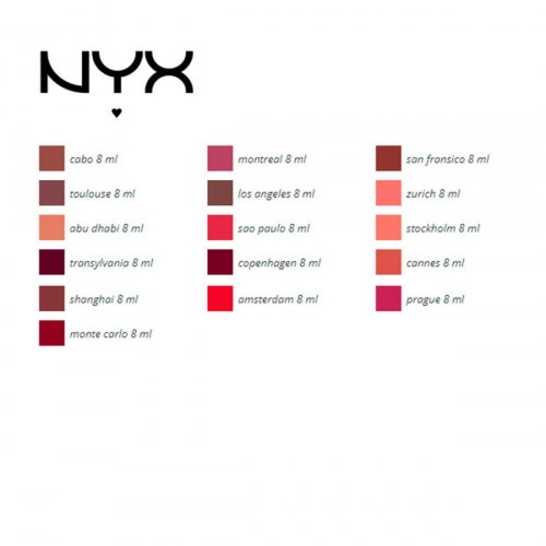 Læbestift mat NYX Soft Matte - Sao Paulo, 8 ml