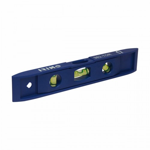 Vaterpas Irimo magnetisk 230 × 15 × 40 mm - plastik, blå/sort